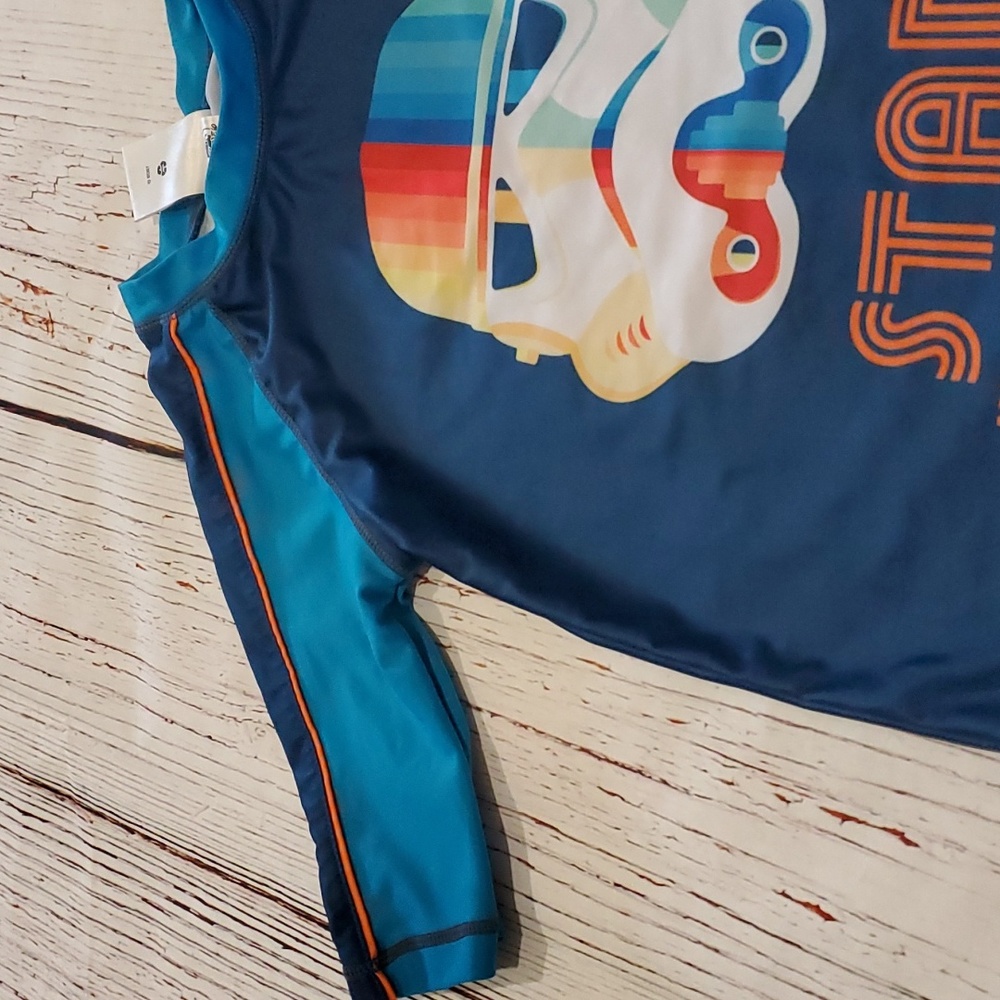 DISNEY STAR WARS BOYS RASHGUARD - Picture 4 of 7